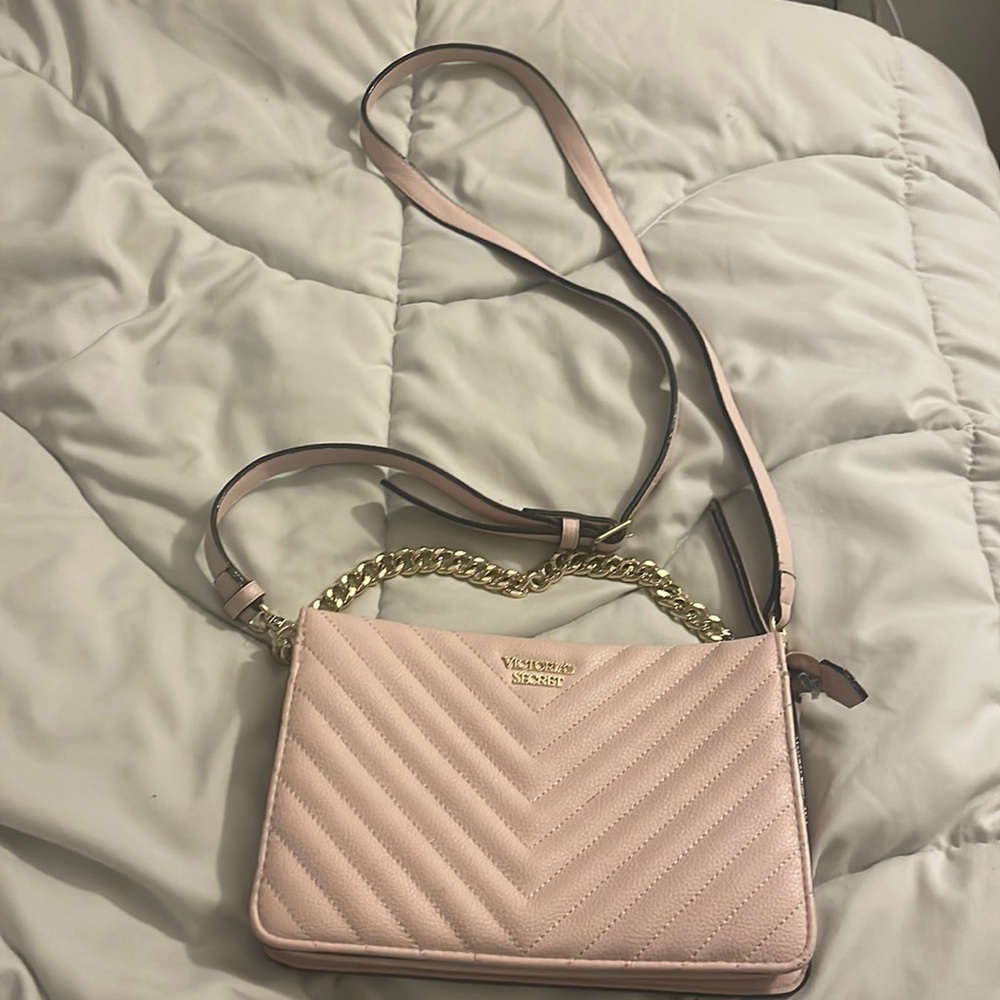 Pink Victoria’s Secret purse